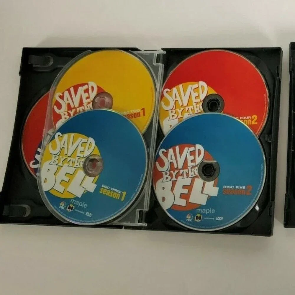 Saved by The Bell DVD Lot Season 1 to 2 & 3 to 4 Box Set Dustin Diamond 2003 - Picture 3 of 4